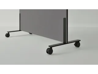 Silva verrijdbaar akoestisch whiteboard donkergrijs 200x120cm - 7