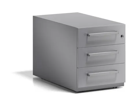 mobiel ladeblok,HxBxD 495x420x775mm,3lade(n),m. beugelgreep,cil.-slot