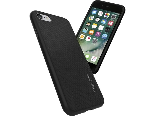 Spigen Case 042CS20511 iPhone SE 2020/8/7 Liquid Air Armor zwart