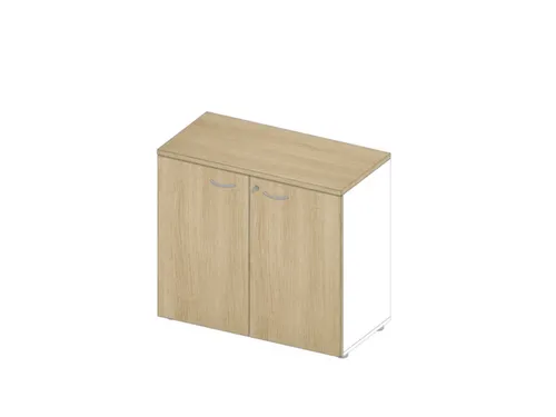 Kantoorkast Romp Wit Front Eiken bxdxh 900x450x815mm