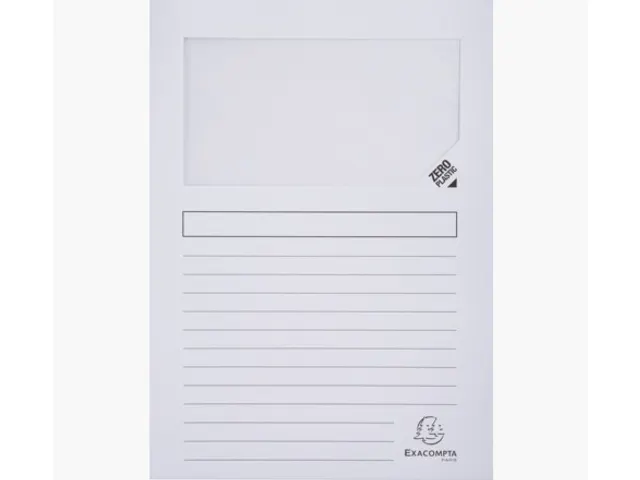 Venstermap Exacompta Forever L-map 120gr karton Wit