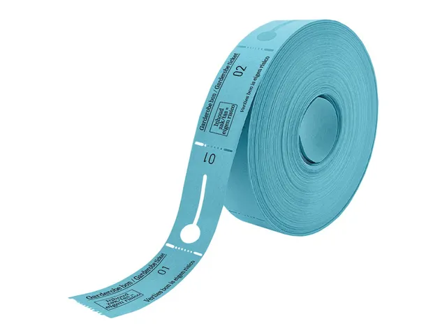 Garderobebonnen Combicraft nummering 1 t/m 500 blauw 500 stuks