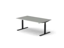 Elektrisch ihv bureau HxBxD 640-1300x1800x1000mm blad grijs