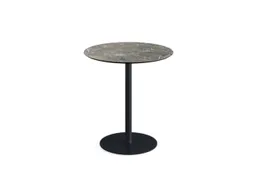 bistrotafel,HxØ 730x700mm,rond,schotelvoet zwart