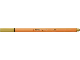 Fineliner STABILO point 88/66 fijn khaki - 9