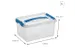 Q-line opbergbox 6L transparant blauw - 30x20x14,5cm