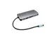 USB-C Metal Nano Dock HDMI/VGA with LAN + Charger 100W