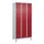 Z-garderobekast,HxBxD 1950x900x500mm,vak B 150/300mm,cil.-slot,voeten
