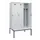 locker met bank,voor scheiding van kleding,HxBxD 2120x1200x815mm,3vak