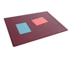 Schrijfonderlegger Rood 530x400 mm met transparant afdekvel PP - 2
