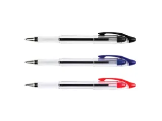 Balpen Met Dop Delta Navulbaar Medium Rood - 4