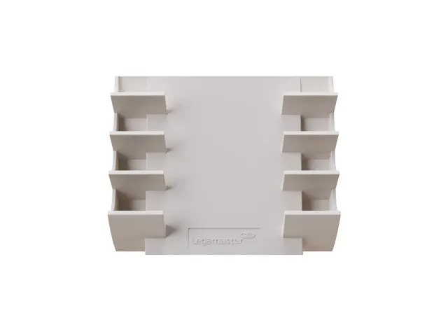 Glasbord markerhouder Legamaster warm grey
