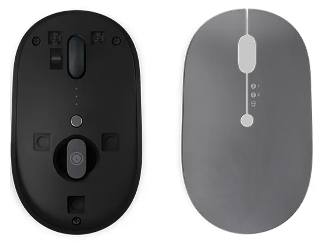 Lenovo Go Multi-Device Muis ambidextrous optisch RF-draadloos Bluetoot