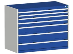 Ladekast 1000x1300x750mm 7laden 200kg Kleur Ral3004