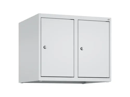opzetkast,v. locker,2vak.,vak B 300mm,HxBxD 500x600x500mm,cilinderslot