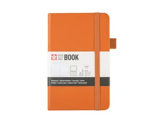 Notitieboek Sakura hard cover pocket lijn amber 90x140mm - 5
