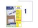 Etiket Avery Zweckform 3478 210x297mm A4 wit 100stuks - 1