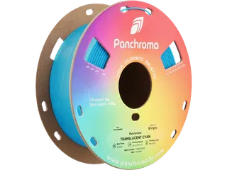 PLA Translucent 1,75mm Cyaan 1kg Panchroma 3D Filament - 1