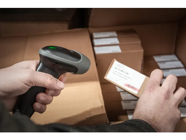 2D Barcode Hand Scanner Qr-Code Met Houder