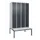 locker voor scheiding van kleding,HxBxD 2120x1200x815mm,4vak