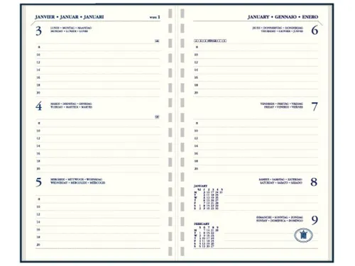 Agenda 2027 Ryam Memoplan 7 Suprema 7dagen/2pagina's ringplastic assor