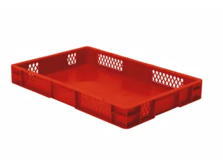 Euronorm-Stapelbak 14.5l H X L X B 75x600x400mm Rood - 1