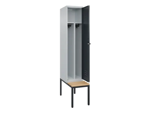 locker voor scheiding van kleding,HxBxD 2120x400x815mm,1vak