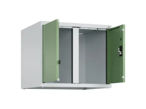 opzetkast,v. locker voor scheiding van kleding,2vak.,vak B 300mm