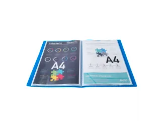 Showalbum PP 20 tas A4 lichtblauw - 4