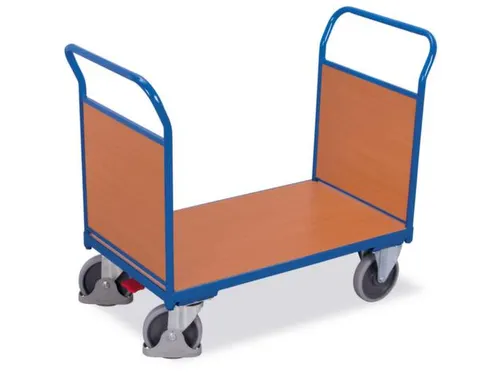 Platformwagen 400kg Laadvlak 850x500mm 2 Kopwanden Ral 5010