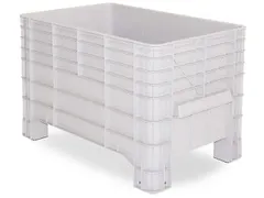 Stapelcontainer Pe Hxbxd 670x1030x630mm 276 Liter 4Poten Grijs