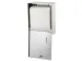 Handdoekdispenser Aluminium Groot C-vouw Z-vouw