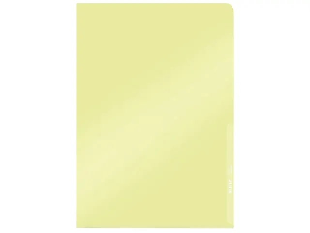 L-map Leitz premium A4 0.15mm PVC geel