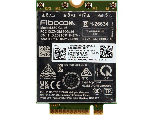 XMM 7560 R+ LTE-Advanced Pro WWAN