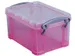 Opbergdoos 0,7 Liter Transparant Roze
