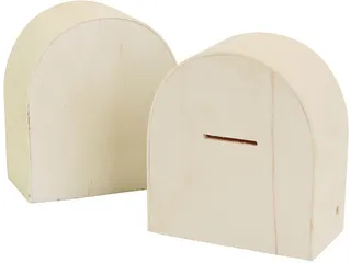 Spaarpot Creativ Company hout 10cm x 9cm - 1