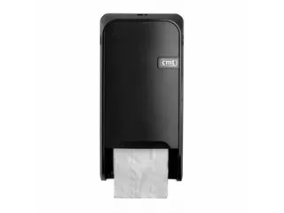 CMT Quartz Toiletrolhouder Doppenrol Zwart - 1