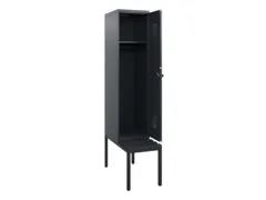 locker met bank,HxBxD 1950x400x815mm,1vak,vak B 400mm,draaigrendel