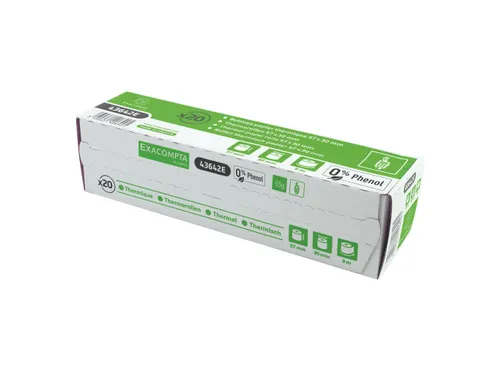 Exacompta Kassarol 43642E Wit 57mmx30mmx12 mm 55 Gram
