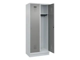 locker,HxBxD 1950x800x500mm,2vak,vak B 400mm,cil.-slot,sokkel - 2