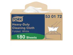 Reinigingsdoek Tork 530172 Heavy-Duty W7 Handybox 180 doeken wit 53017
