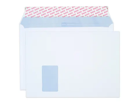 envelop Office FSC C4 120 gram met venster links wit 50 stuks