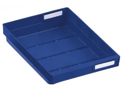 Stellingbak Extra Vlak Pp Hxbxd 65X240X300Mm Blauw