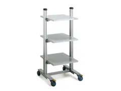 ESD bijzetwagen draagverm. 150kg 3etage(s) laadvl. LxB 650x530mm houte