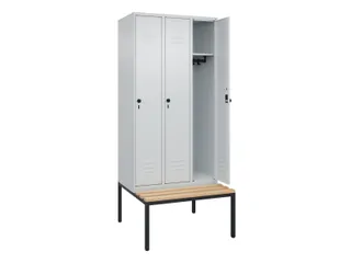 Dekenkist Classic+ 3 vakken 30cm 212x90x81.5cm Lichtgrijs - 2