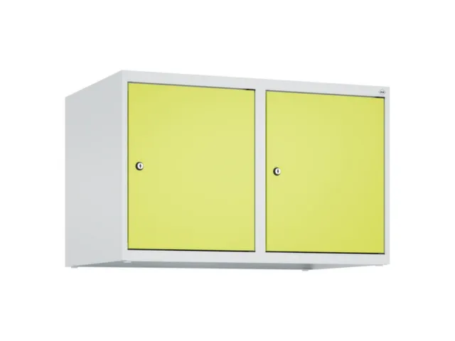 opzetkast,v. locker,2vak.,vak B 400mm,HxBxD 500x800x500mm,vleugeldeur