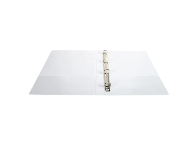 Ringmap PP personaliseerbaar Kreacover 4 rings D-mech 20mm A4 maxi Wit