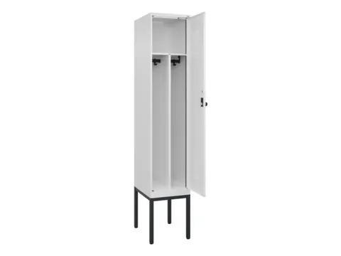 locker voor scheiding van kleding,HxBxD 2120x400x500mm,1vak