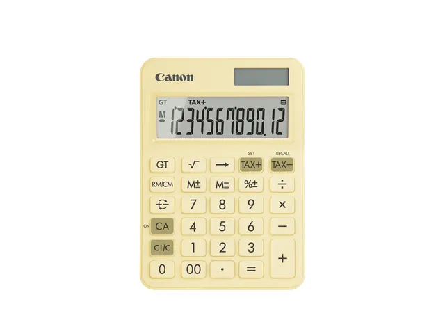 Rekenmachine Canon LS-125KB geel