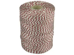 Touw Muller katoen 180 meter rood/wit